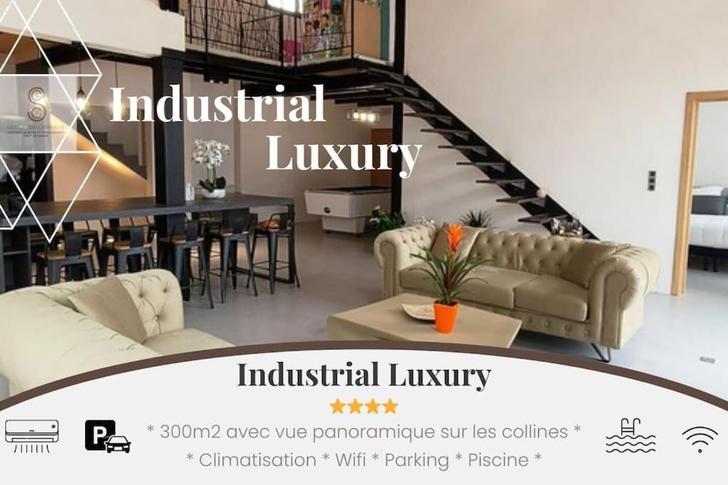 Industrial Luxury Nimes & Arles Villa บูแคร์ ภายนอก รูปภาพ